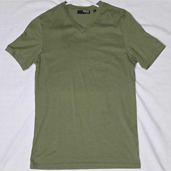 Murano Olive Short Sleeve V-Neck Tee - Picture 1 of 6